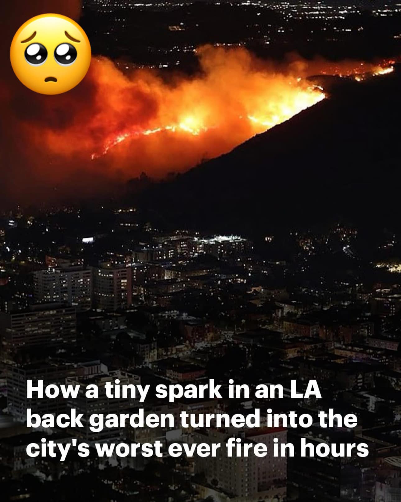 LA’s perfect wildfire: Ignited by a backyard spark, it destroyed 20 square miles of mansions in hours and remains uncontrolled