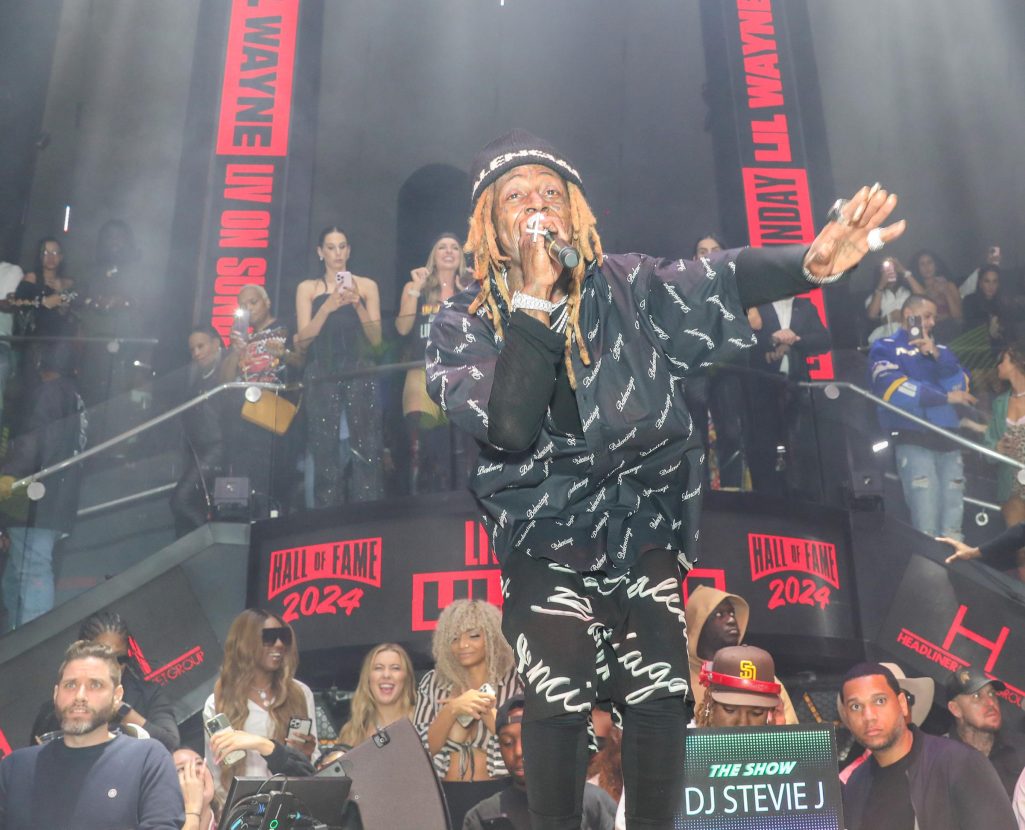 Lil Wayne performing at LIV Nightclub on December 8, 2024, in Miami Beach, Florida. | Source: Getty Images