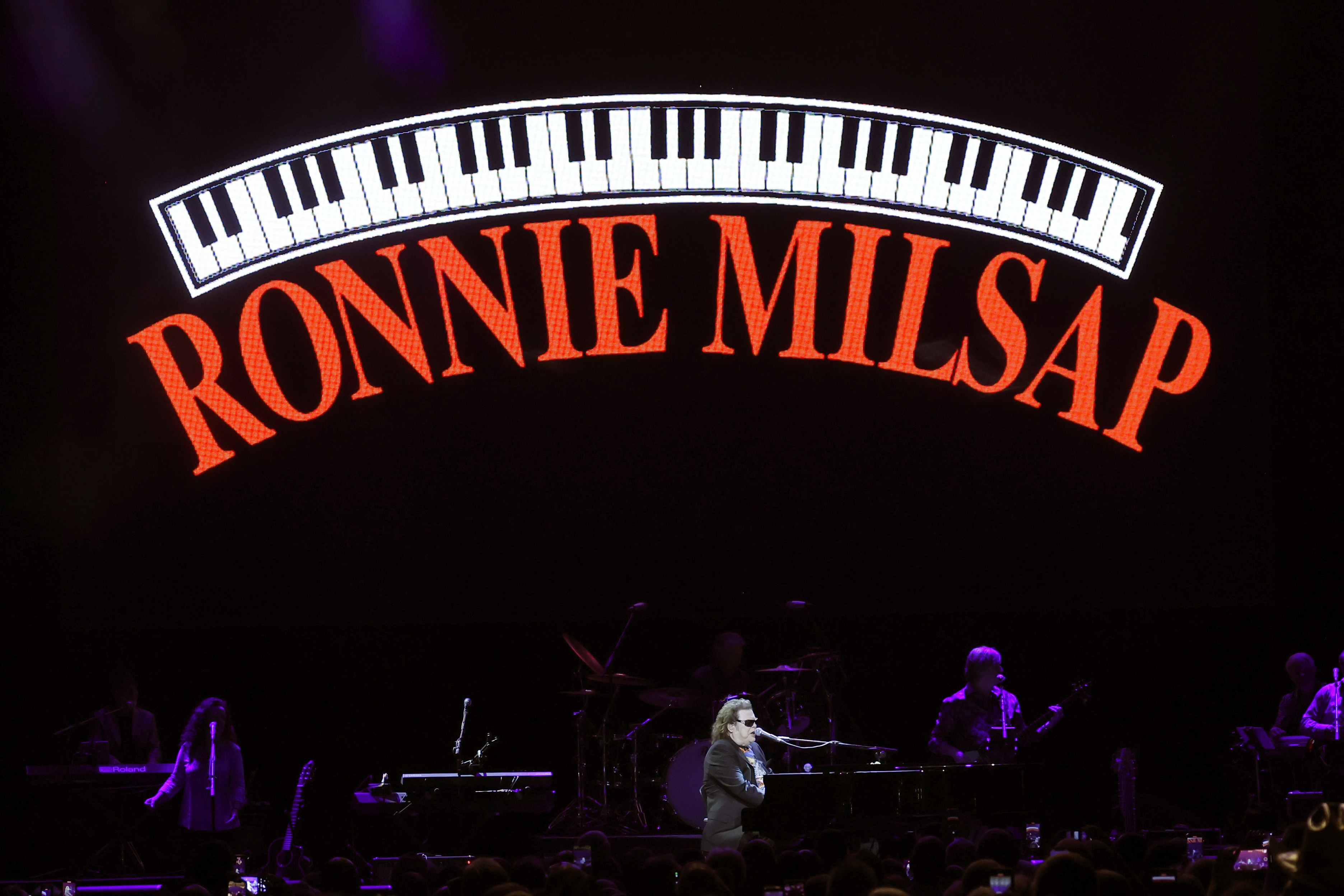 Ronnie Milsap performing during his final Nashville, Tennessee concert at Bridgestone Arena on October 3, 2023. | Source: Getty Images