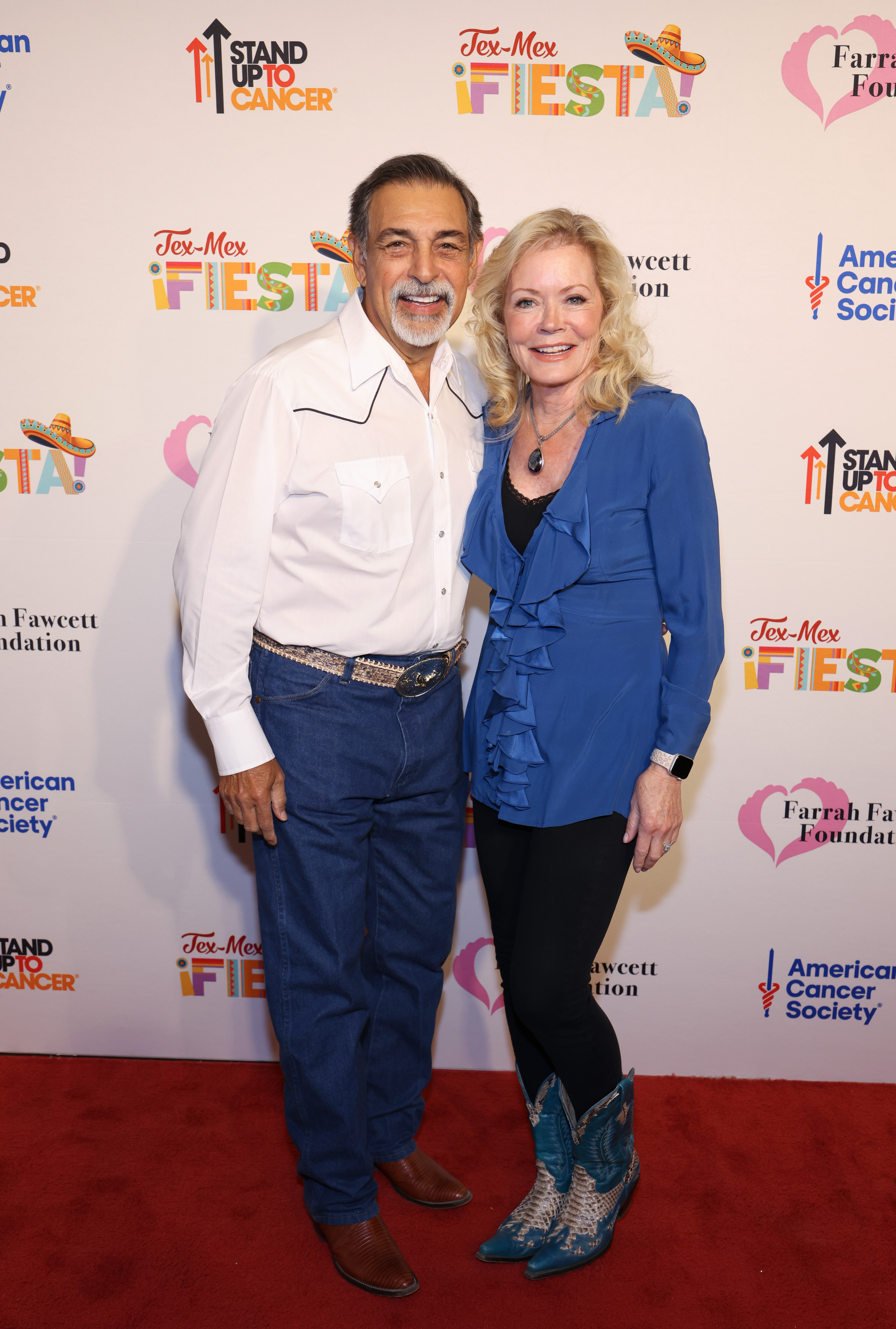 Vince Morella and Sheree J. Wilson at The 2024 Farrah Fawcett Foundation Tex-Mex Fiesta on October 24, 2024, in Dallas, Texas. | Source: Getty Images