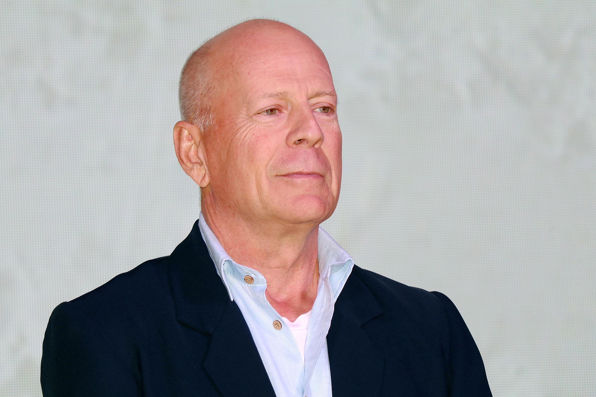 American actor Bruce Willis attends CocoBaba and Ushopal activity on November 4, 2019, in Shanghai, China | Source: Getty Images