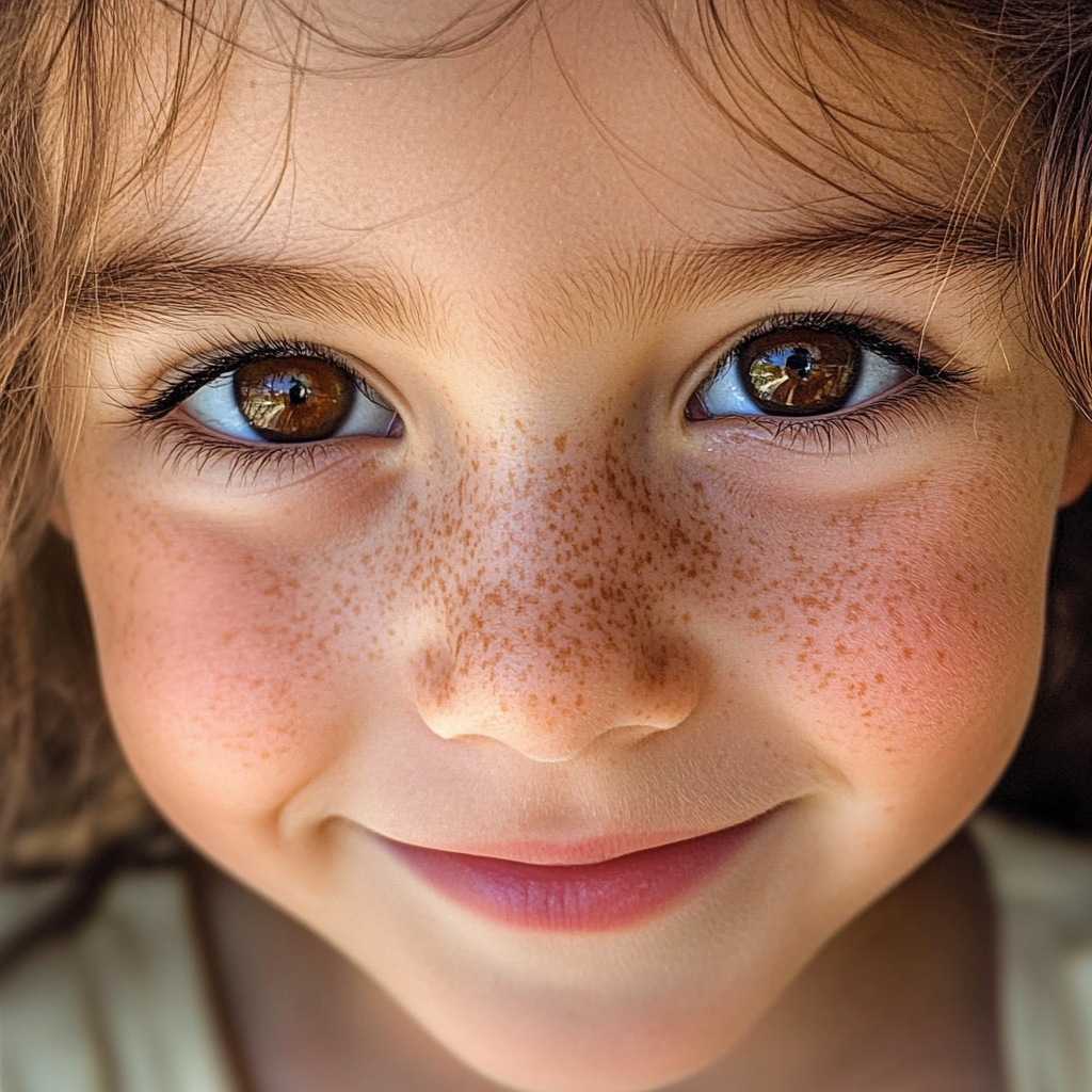 A smiling little girl | Source: Midjourney