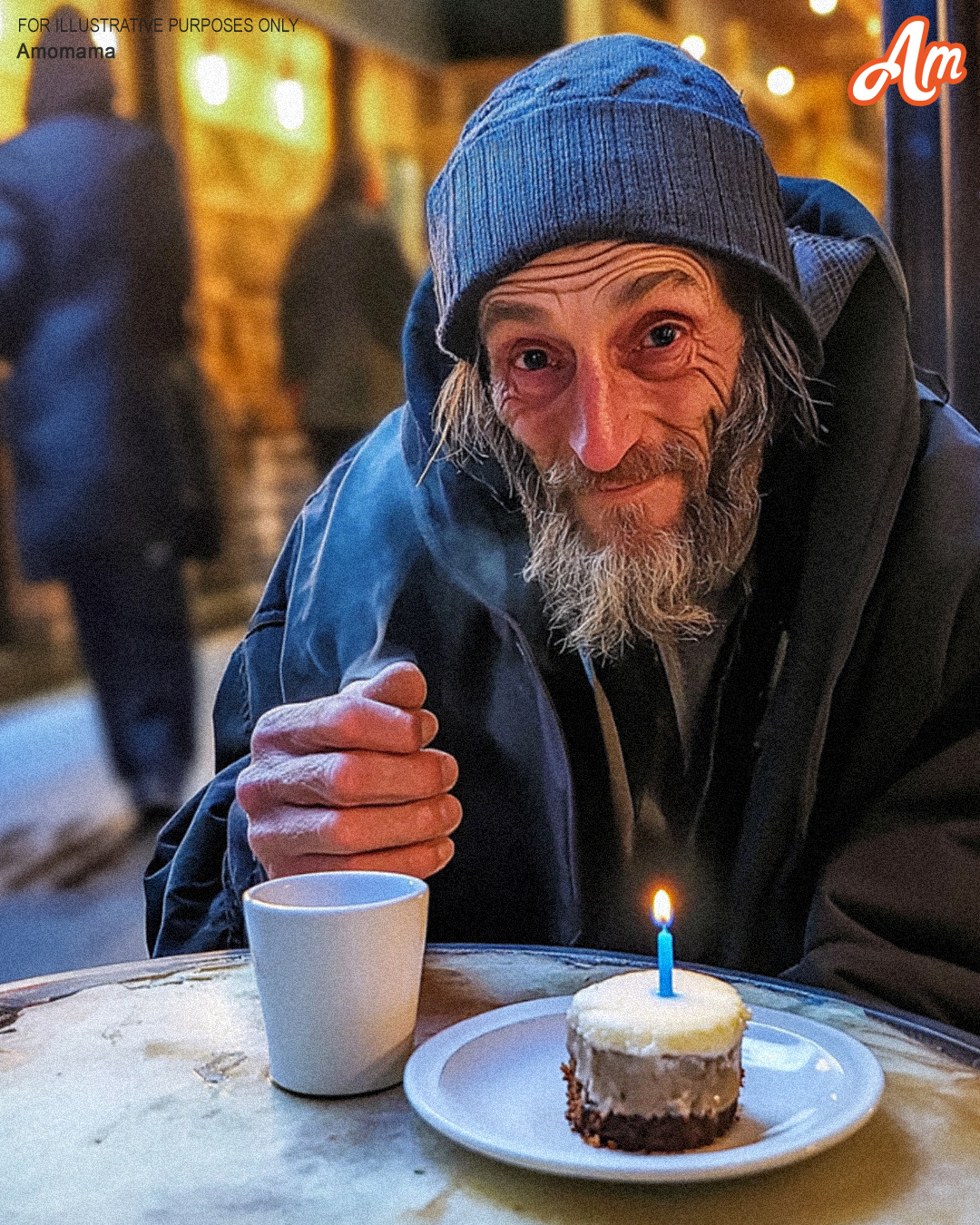 Homeless Man Asked Me to Buy Him Coffee on His Birthday — Hours Later, He Sat Next to Me in First Class