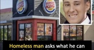 Homeless man enters Burger King and asks worker ‘What can I get for $0.50?’