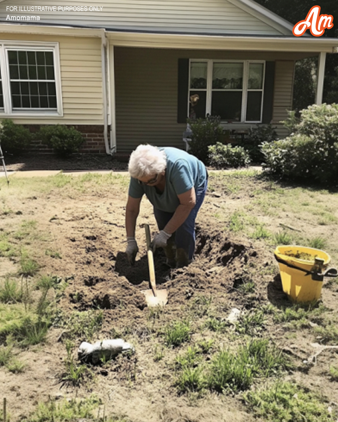 I Saw My Neighbor Faint While Digging in Her Yard — I Gasped as I Looked into the Hole She Dug