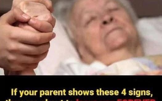 If Your Parent Shows These 3 Signs, They May Be Nearing the End of Life. Prepare Yourself for What’s to Come