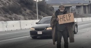 No one came to assist the elderly man stranded by the highway, and it took me some time to grasp the reason