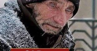 On a very cold night, a rich man met a homeless old man outside