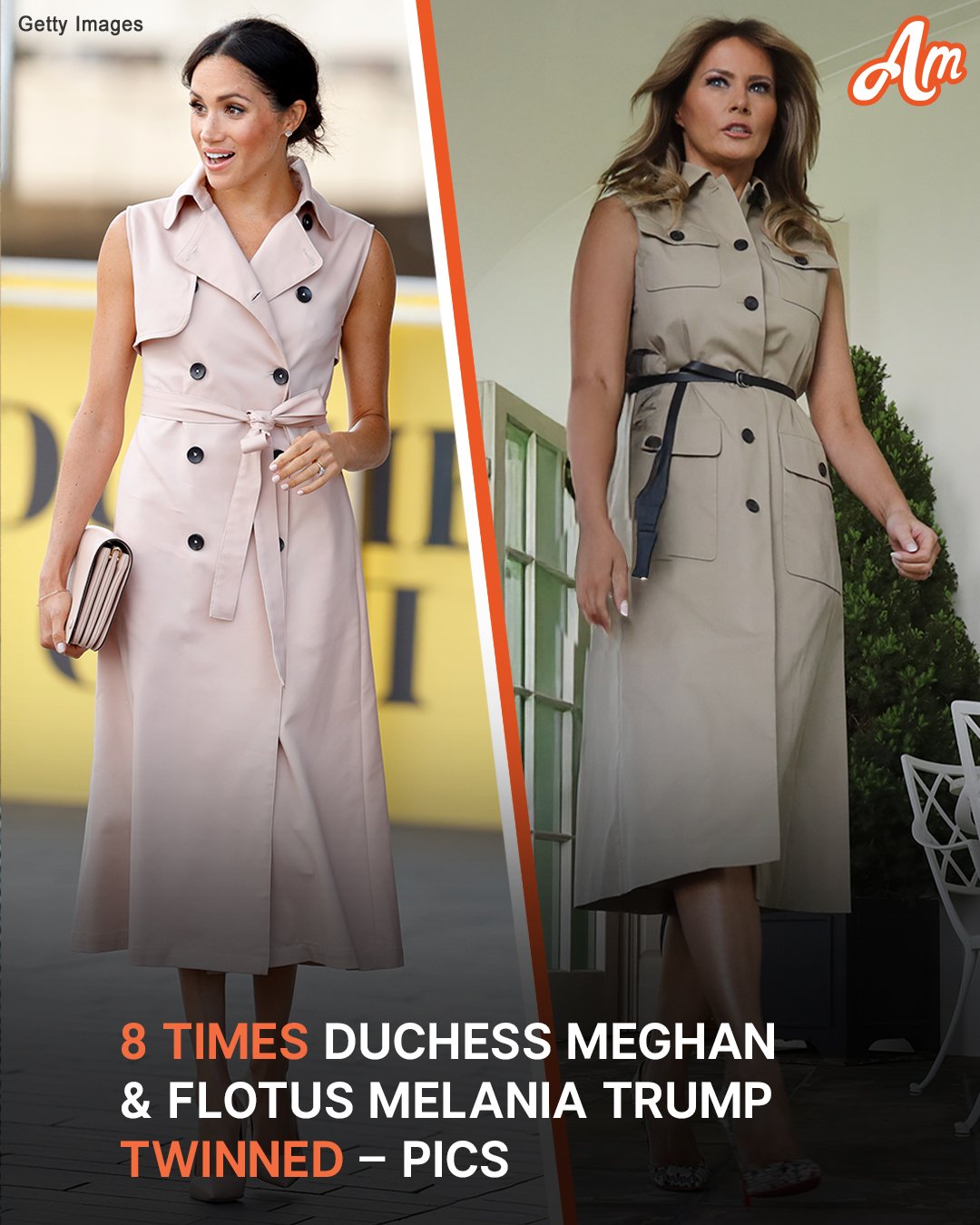 One Thing Meghan Markle & First Lady Melania Trump Have in Common – Photos & Comparison