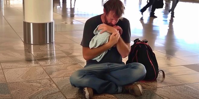 Widower Is Barred from Boarding a Flight with His Newborn Baby, 82-Year-Old Meredith Helps Him — Story of the Day