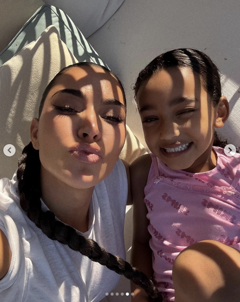 Kim Kardashian takes a selfie with Chicago West, dated January 15, 2025 | Source: Instagram/kimkardashian