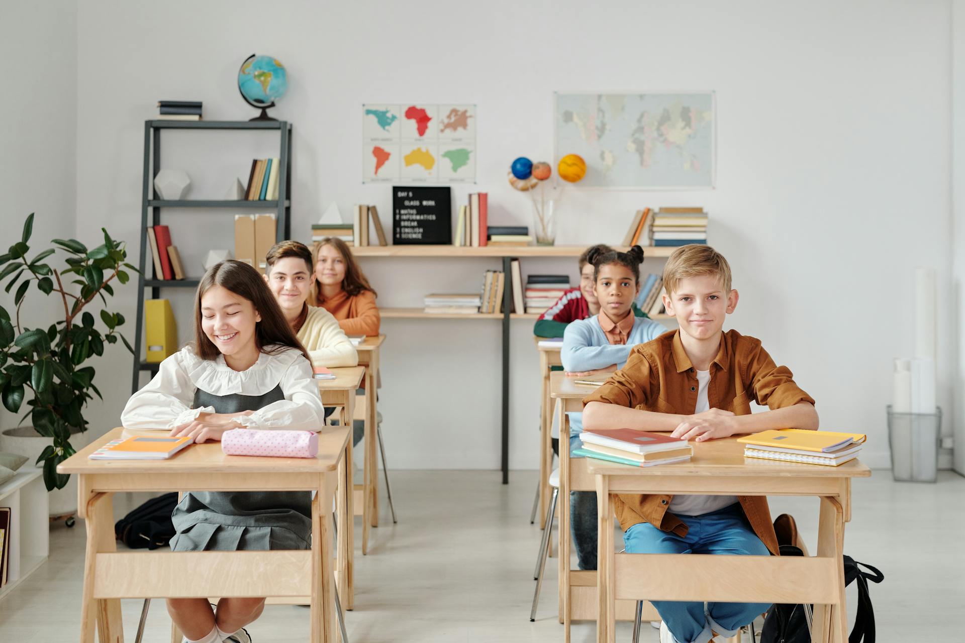 Children in a classroom | Source: Pexels