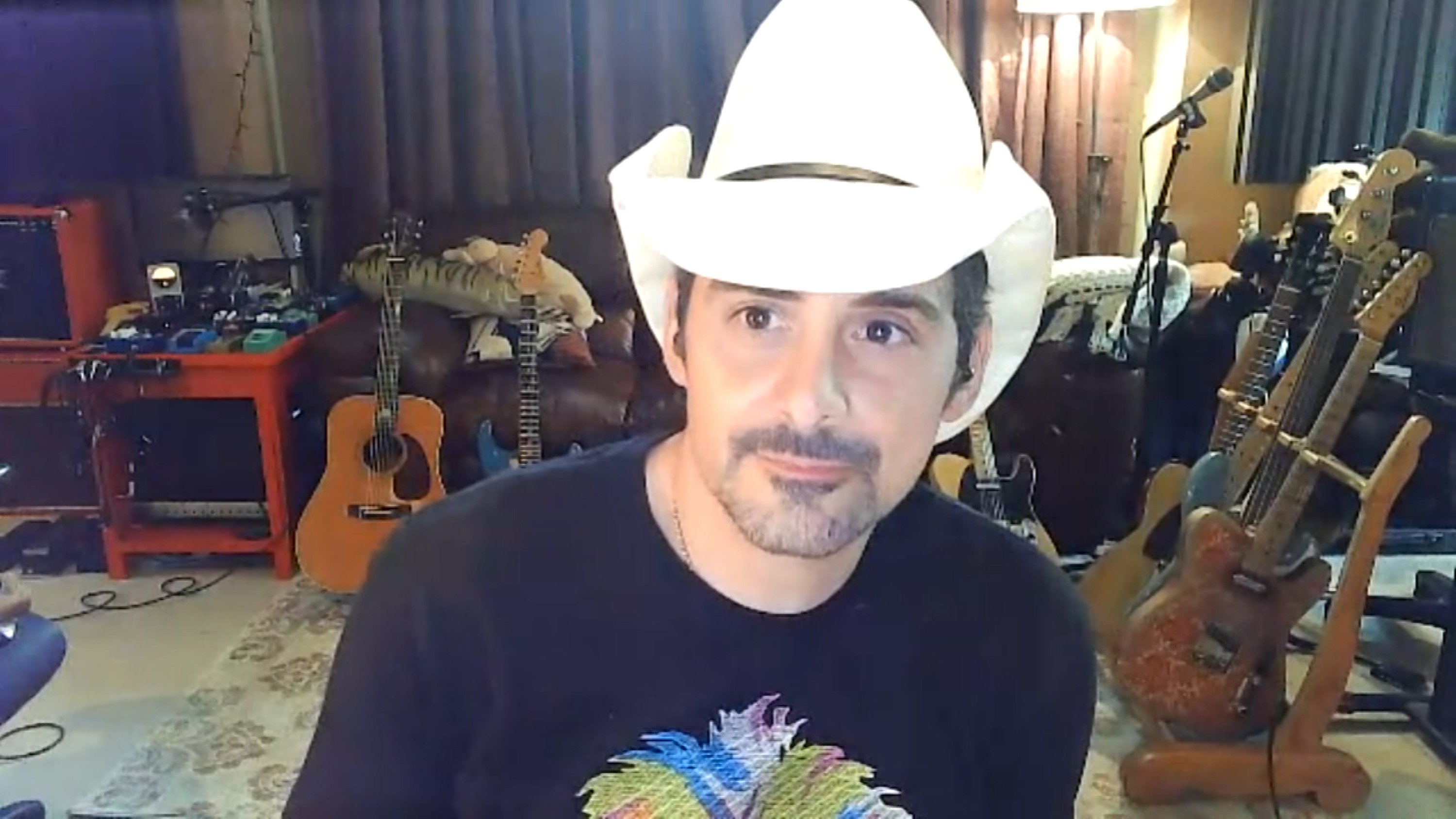 Brad Paisley during an interview on "Watch What Happens Live with Andy Cohen" on September 23, 2020 | Source: Getty Images