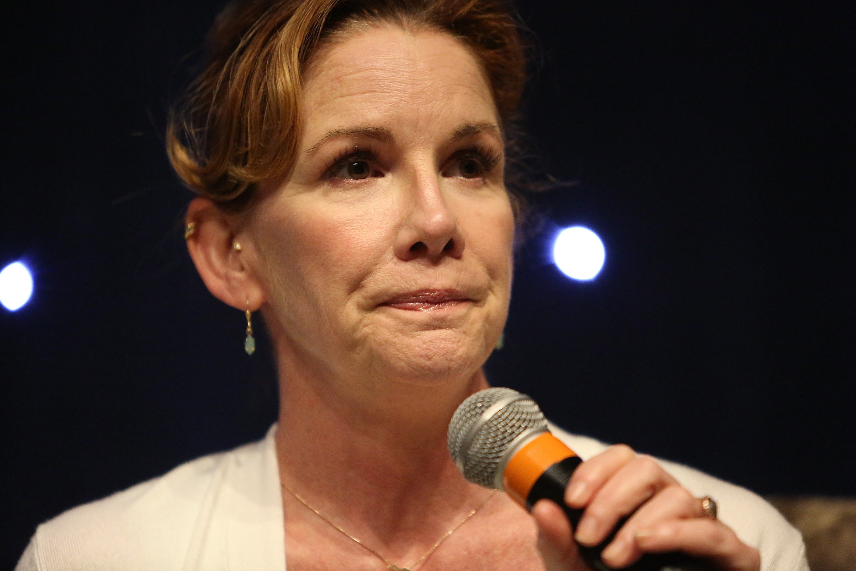 Melissa Gilbert speaks at the Women In Business Breakfast With Melissa Gilbert on April 22, 2016 | Source: Getty Images