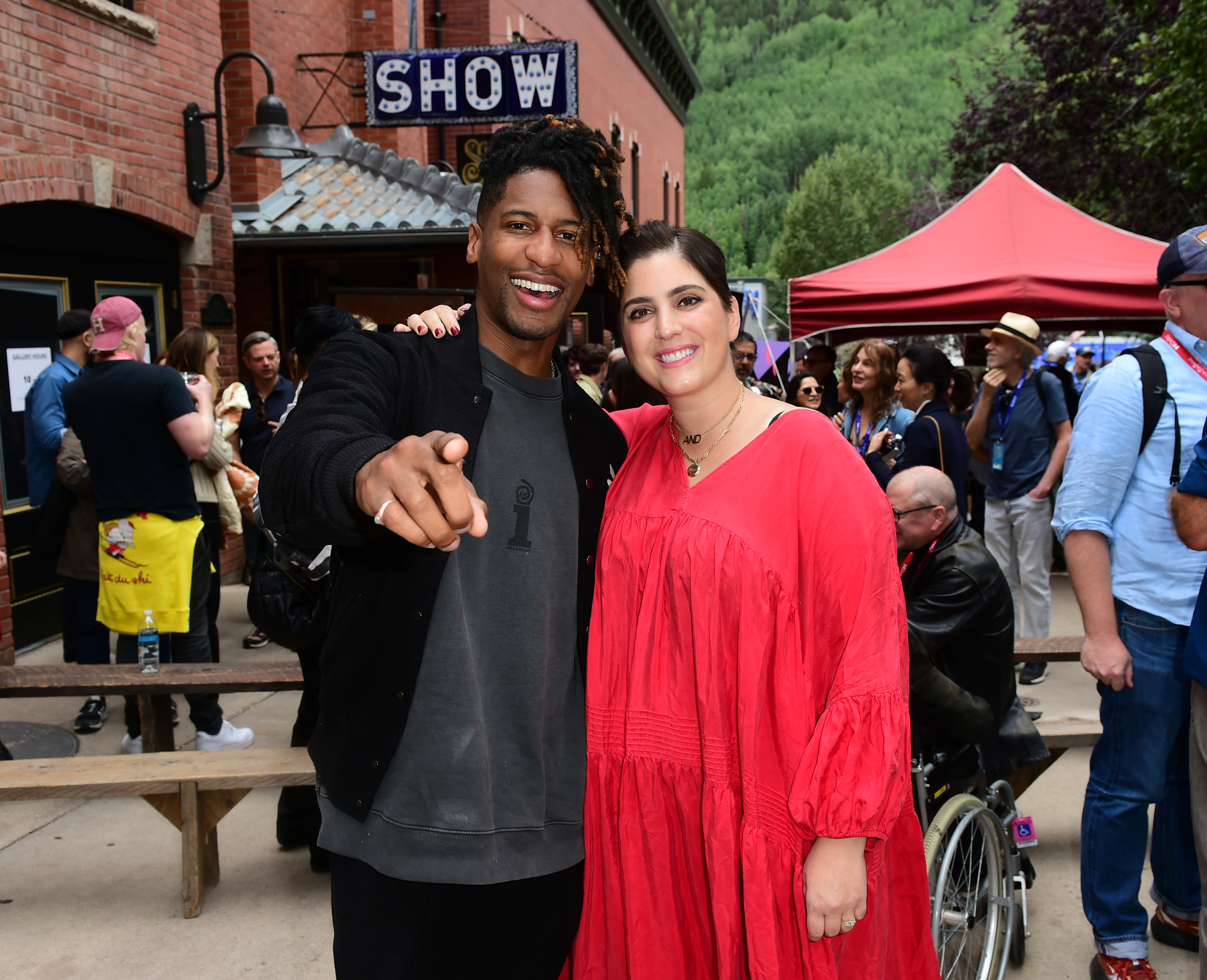 Jon Batiste and Suleika Jaouad at the 50th Telluride Film Festival on September 2, 2023, in Telluride, Colorado | Source: Getty Images