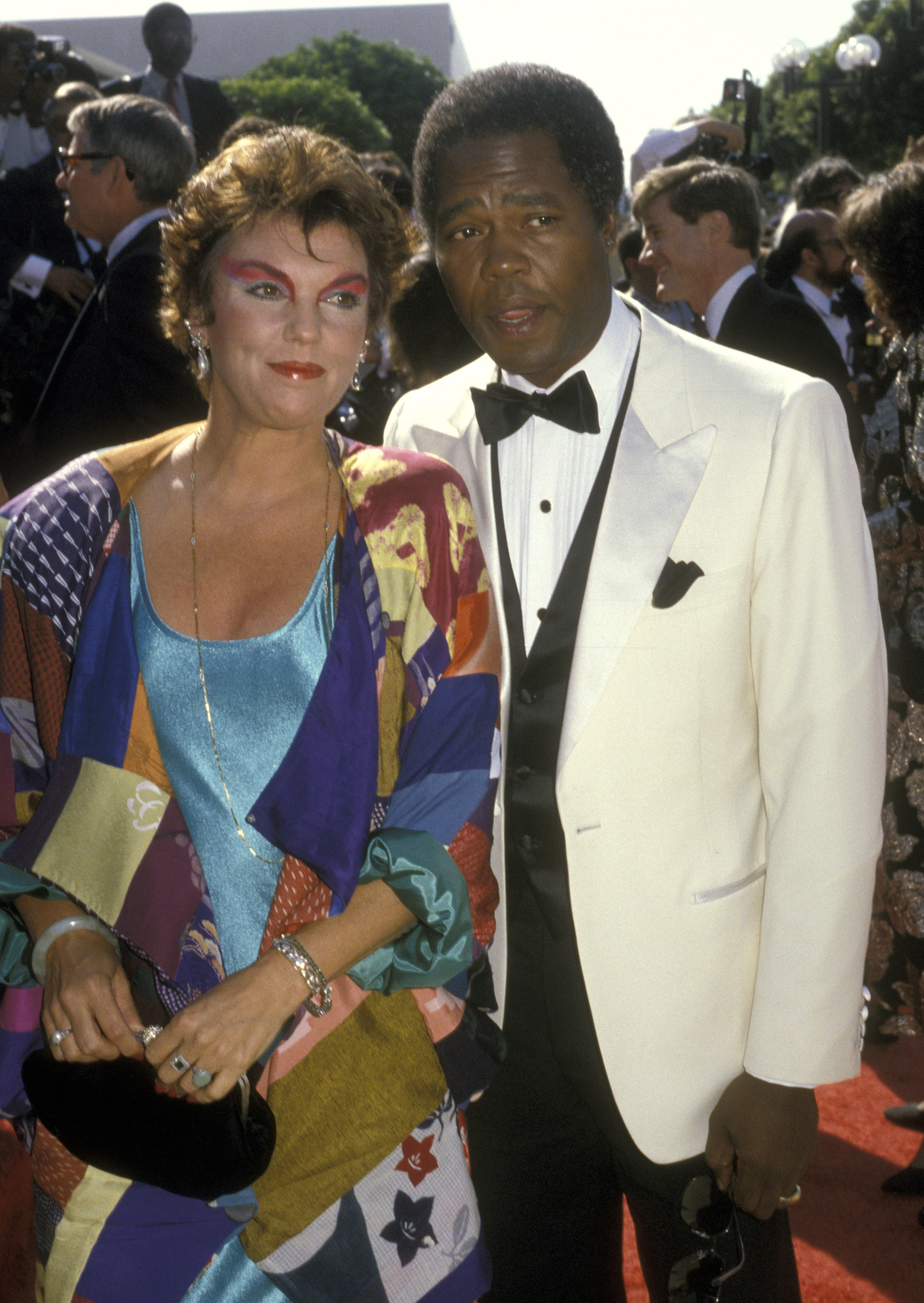 Tyne Daly and Georg Stanford Brown during the 38th Annual Primetime Emmy Awards on September 21, 1986, in Pasadena, California. | Source: Getty Images