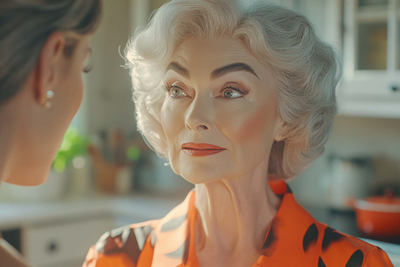 A woman talking to her daughter-in-law | Source: Midjourney