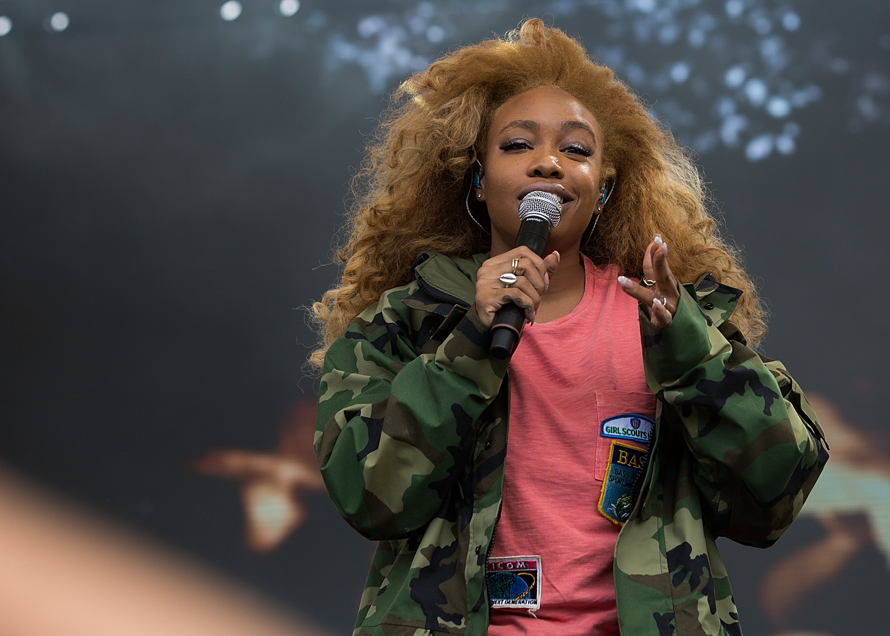 SZA performs onstage during the Pemberton Music Festival on July 17, 2016, in Pemberton, Canada | Source: Getty Images