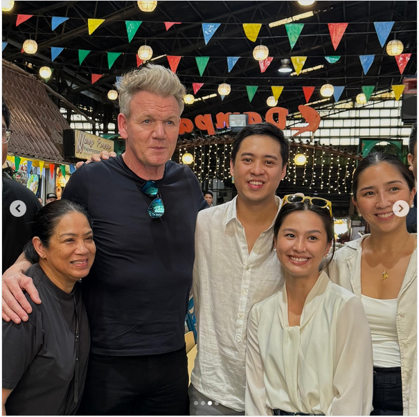 Margarita Fores with Gordon Ramsay and their team, from a post dated January 22, 2025 | Source: Instagram/margaritafores