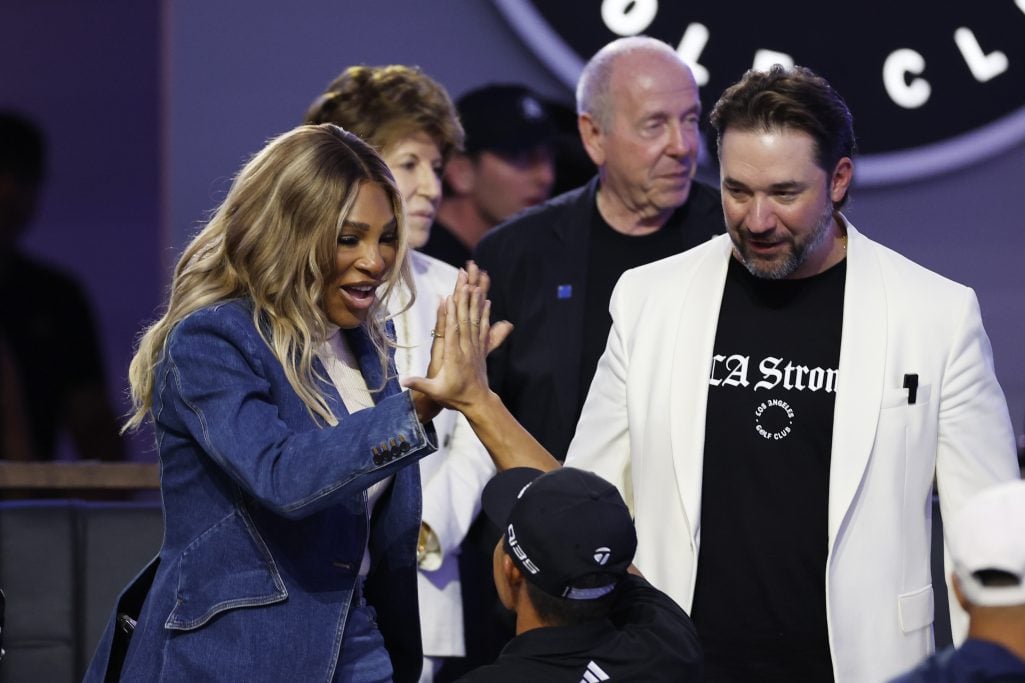 Serena Williams and Alexis Ohanian on January 14, 2025 | Source: Getty Images