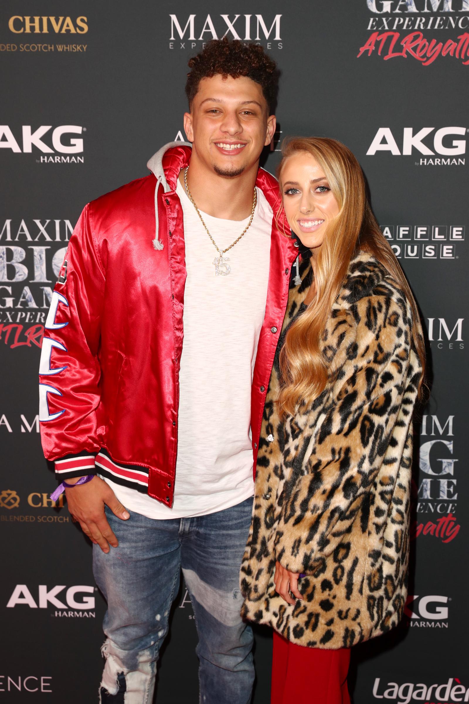 Patrick Mahomes and Brittany Mahomes attend The Maxim Big Game Experience at The Fairmont on February 02, 2019, in Atlanta, Georgia. | Source: Getty Images