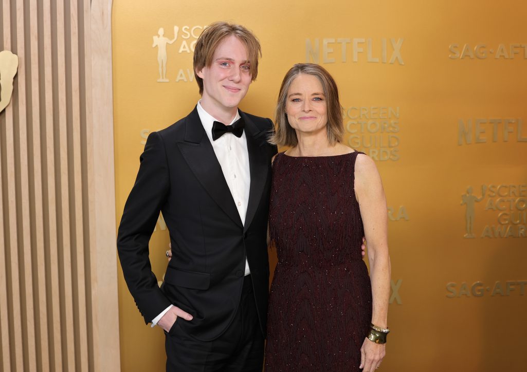 Charlie and Jodie Foster at the 31st Annual Screen Actors Guild Awards on February 23, 2025, in Los Angeles, California | Source: Getty Images