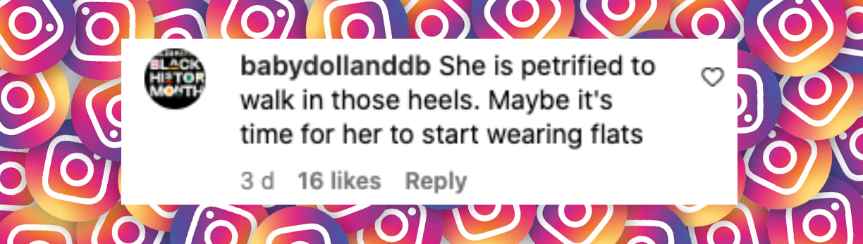 User comment about Mariah Carey, posted on February 7, 2025. | Source: Instagram/gsxr_freak02