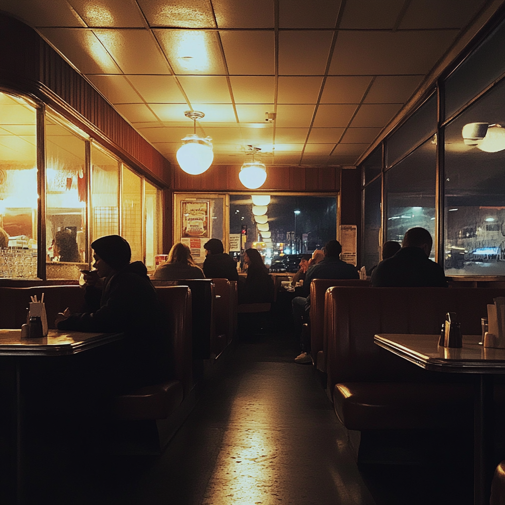 The interior of a diner | Source: Midjourney