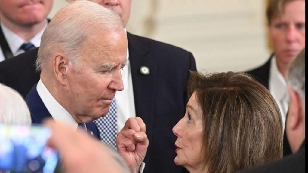 Nancy Pelosi blames Joe Biden as Democratic finger-pointing intensifies -  BBC News