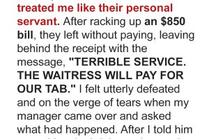 A Family Criticized My Service and Left the Restaurant Without Paying an $850 Bill — but I Turned It to My Advantage