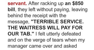 A Family Criticized My Service and Left the Restaurant Without Paying an $850 Bill — but I Turned It to My Advantage