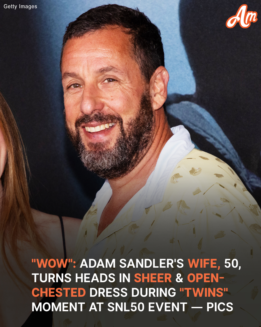 Adam Sandler and Wife Jackie, Who Stuns in a Sheer Black Dress, Turn Heads at Recent Public Appearance