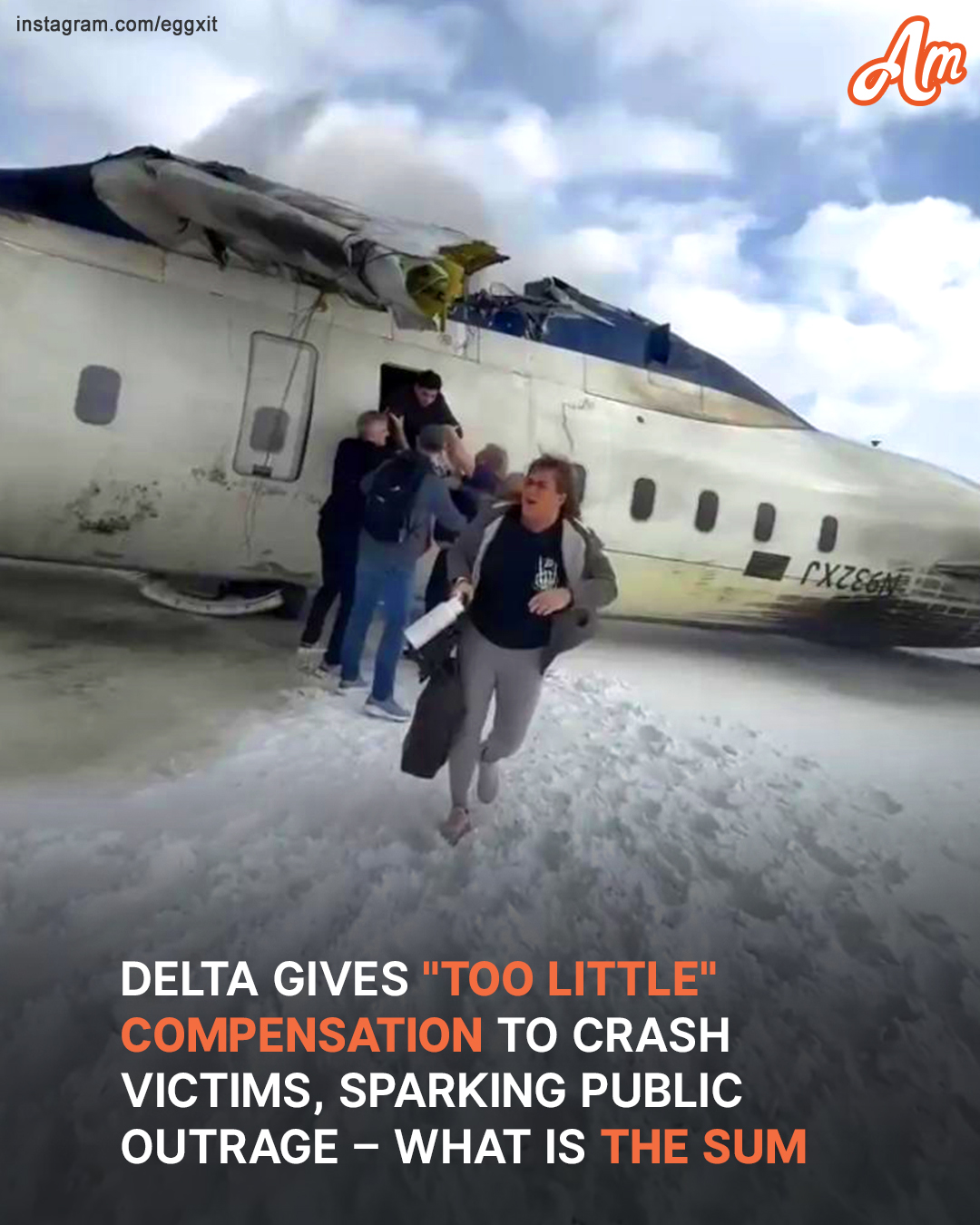 Delta Offers Compensation to Passengers of Overturned Plane in Toronto – The Amount Sparks Discussions