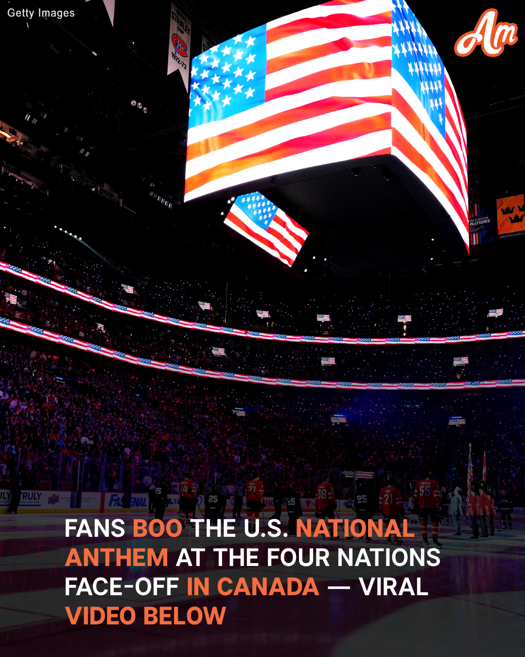 Fans Boo the US National Anthem at Four Nations Tournament in Canada – Viral Video