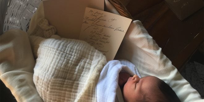 Husband Returns from Business Trip and Sees Newborn Baby on Table with Two Notes beside — Story of the Day