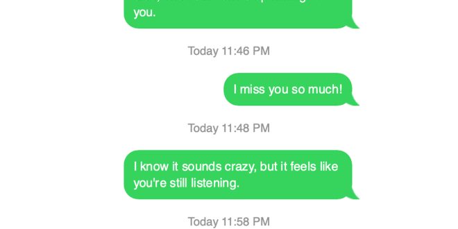 I Texted My Late Dad's Phone Every Day for a Year — Until I Got a Reply That Gave Me Goosebumps