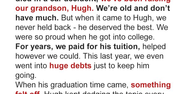 Old Couple Spends Last Savings for Grandson’s Education, He Doesn’t Invite Them to His Graduation – Story of the Day