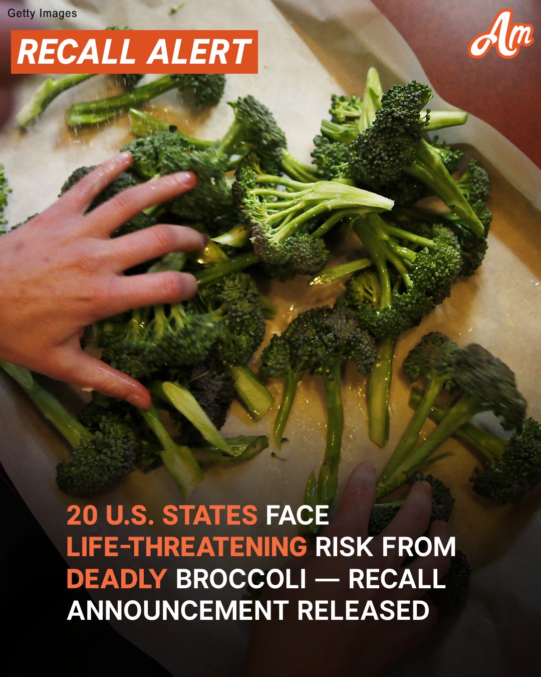 Recalled Broccoli Threatens 20 States as FDA Raises Risk to Highest Level