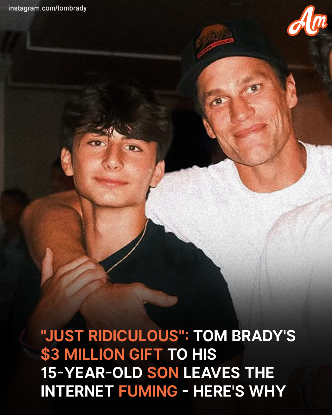 Tom Brady Surprises His 15-Year-Old Son with a ‘Too Expensive’ Gift, Causing a Stir