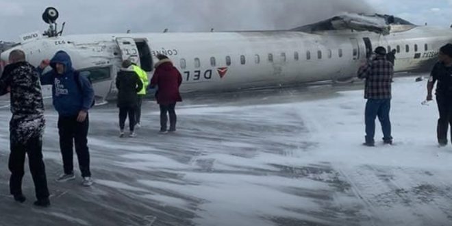 What We Know About the Toronto Plane Crash: Woman Trapped Upside Down Briefly Records Video Inside the Plane