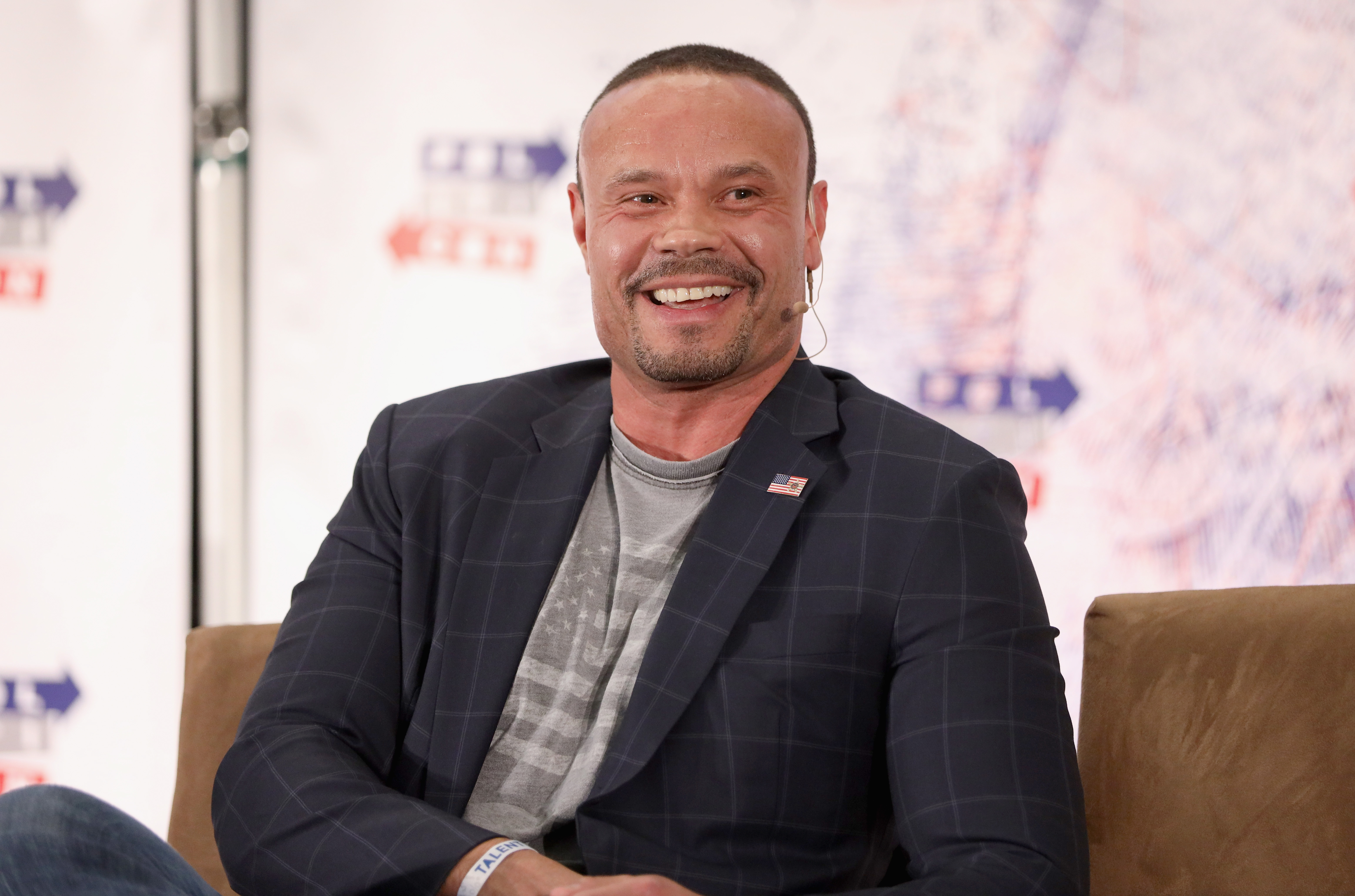 Dan Bongino speaks onstage during Politicon 2018 at Los Angeles Convention Center on October 20, 2018. | Source: Getty Images