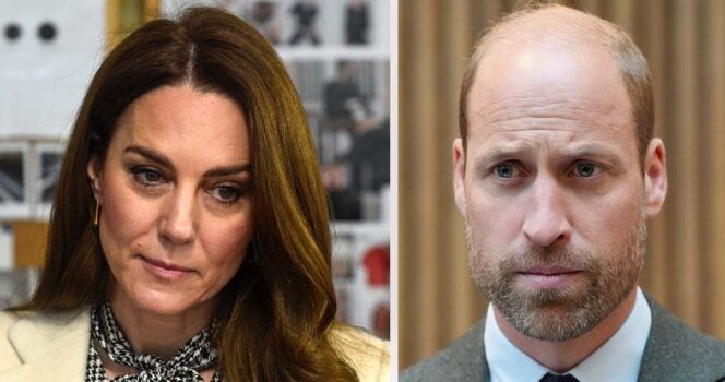 Kate Middleton (left), Prince William (right). Credit: Getty Images