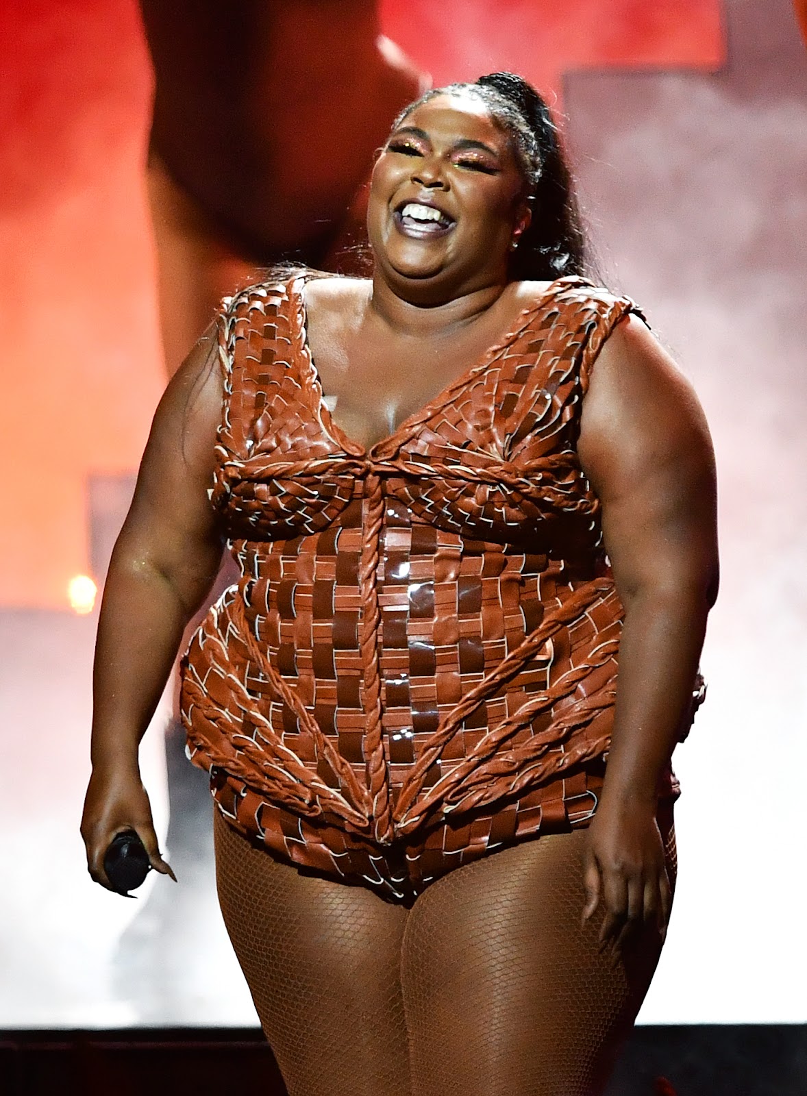 Lizzo performs during The Brit Awards on February 18, 2020, in London, England. | Source: Getty Images