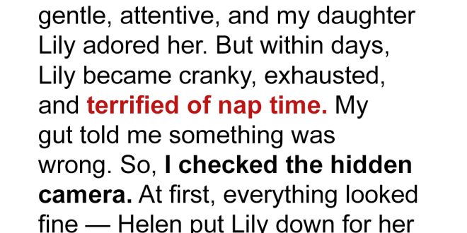 I Installed a Hidden Camera to Make Sure My Daughter and Babysitter Were Okay—But Accidentally Exposed the Real Villain Instead