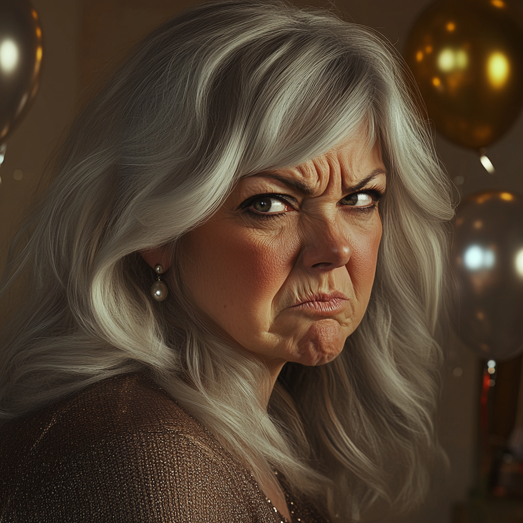 A furious older woman | Source: Midjourney